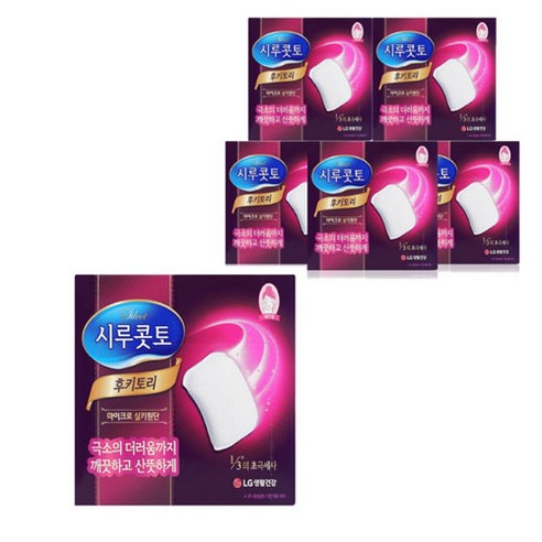 유니참 시루콧토 후키토리코튼 화장솜, 32매입, 6개