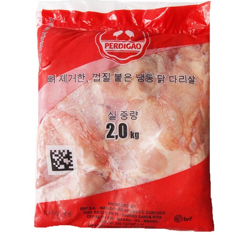 PERDIGAO 닭다리살 정육2kg 1봉, 페르디가오 닭다리정육 2kg