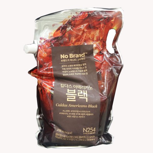 노브랜드 콜롬비아 아메리카노 블랙 2 100ml x 2, 2.1L, 5개