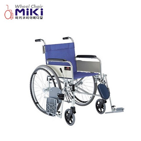 [미키코리아] 알루미늄휠체어 (병원적합모델) HSA8 [H13110], 360-14PU레자(E), 1개