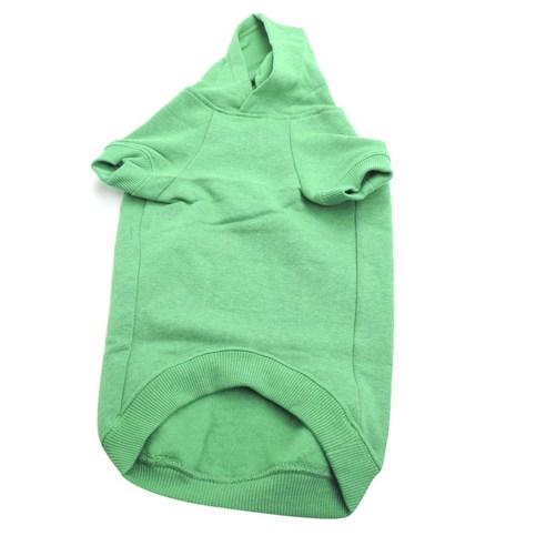 캐주얼캐닌 베이직 강아지용 후드티, Green, 1개