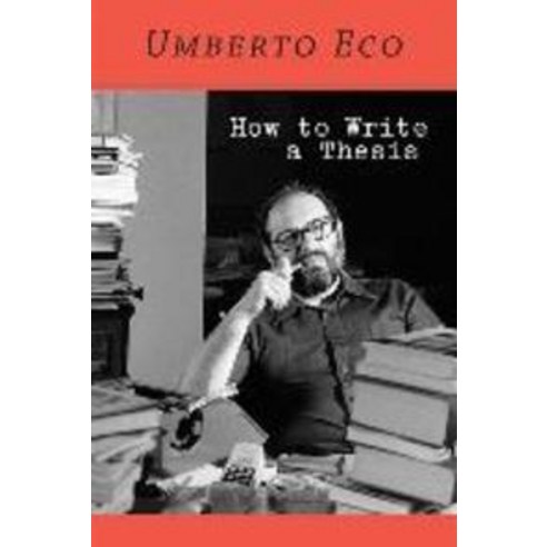 How to Write a Thesis, Mit Pr