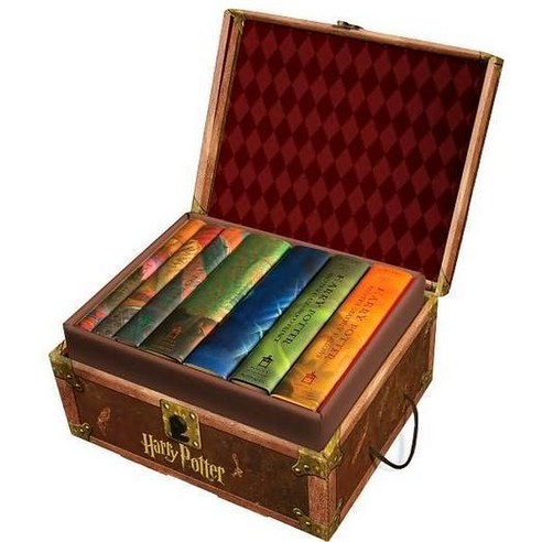 Harry Potter Hard Cover Boxed Set: Books 1-7 With Stickers, Arthur A. Levine