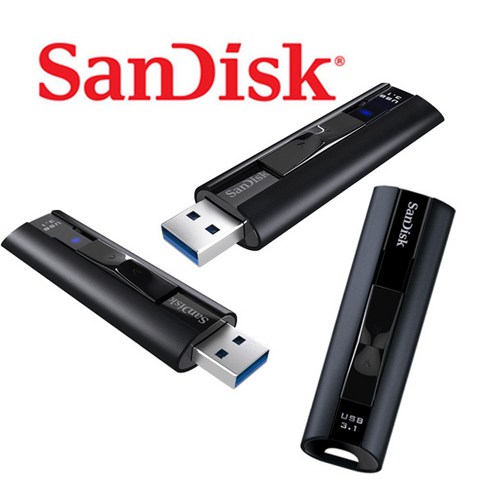 샌디스크 USB 3.1 Extreme Pro [CZ880], 128GB