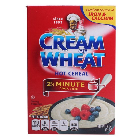 크림오브위트 핫 시리얼 2 1/2미닛 쿡 타임, 340g, 1개