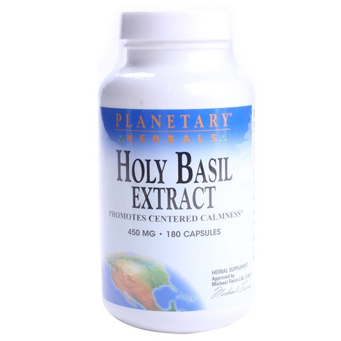 플래너터리허벌스 홀리 바질 추출물 450mg 캡슐, 180개입, 1개