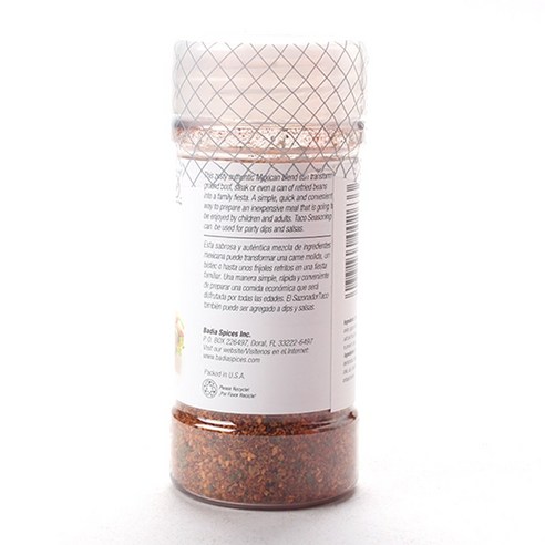 멕시코 풍의 타코 시즈닝, 맛과 향이 풍부한 제품입니다