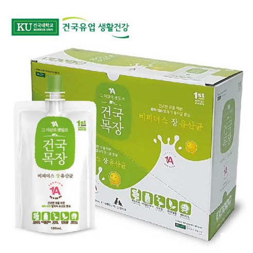 건국목장 강아지우유 고양이우유, 비피더스 장 유산균, 1개