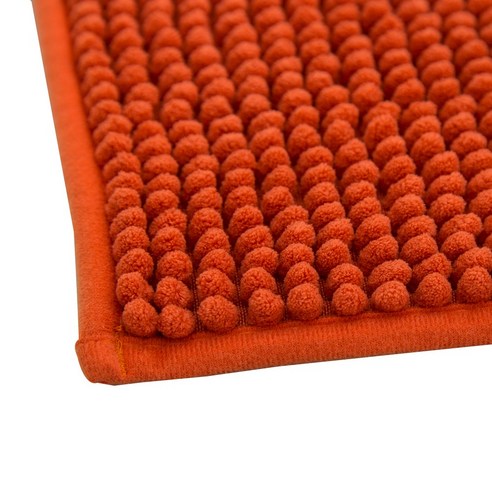 알티 카라 쇼트 파일 셔닐 미끄럼방지매트 50.8 x 81.3cm, Terracotta, 1개