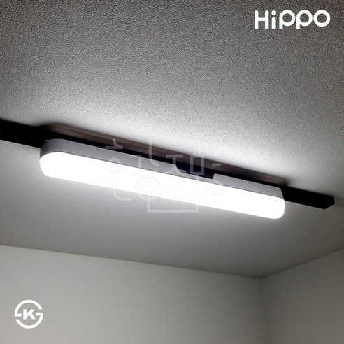  히포 국산 LED 레일조명 일자등 30W, 주광색, 1개 