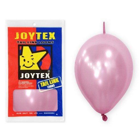 피플스파티 조이텍스_12인치(30cm)펄 링크룬 풍선 50개입, 라이트핑크, 1개