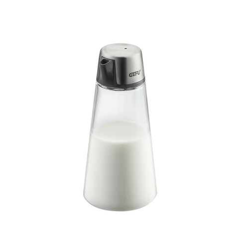 GEFU 브런치 밀크 저그, Stainless Steel+Clear, 1개