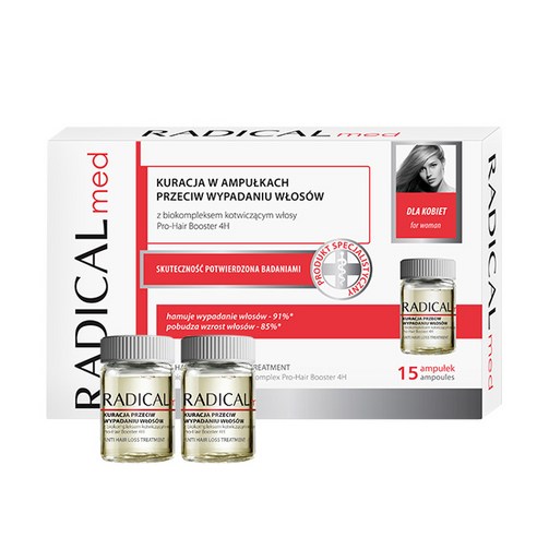 파모나 라디컬메드 여성용 안티헤어로스 앰플 (탈모/두피) 5mlx15바이알, 15개, 5ml