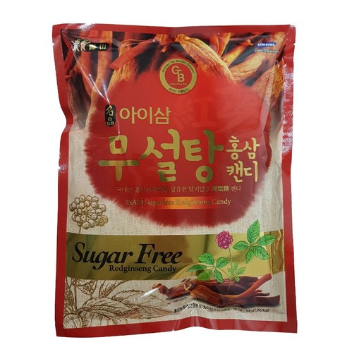 아이삼 무설탕 홍삼캔디 자일리톨 첨가, 400g, 1개
홍삼/인삼 아이삼 무설탕 홍삼캔디 자일리톨 첨가, 400g, 1개
홍삼/인삼