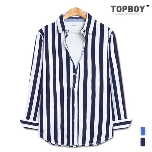 탑보이 20미리 스트라이프 긴팔셔츠 (DL532)