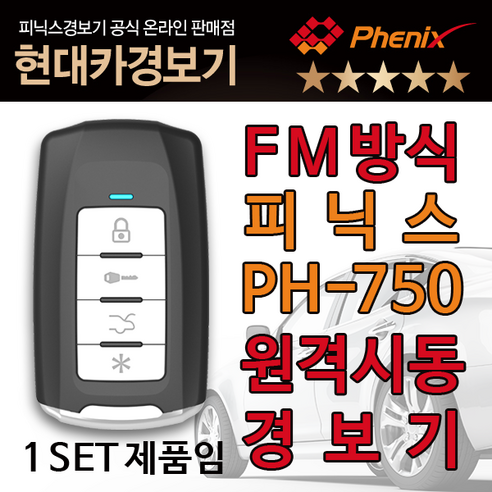 피닉스 원격시동경보기, 1세트, 피닉스FM경보기 750(기본형+싸이렌)