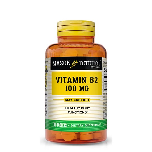 매이슨네츄럴스 비타민B2 100mg 타블렛, 1개, 100정