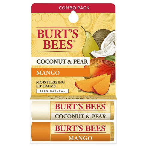 버츠비 너리싱 립 밤, Coconut & Pear + Mango, 1개, 4.25g
