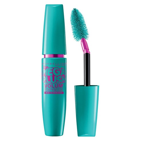 메이블린 볼륨 익스프레스 더 메가 플러시 마스카라 9ml, Brownish Black, 1개