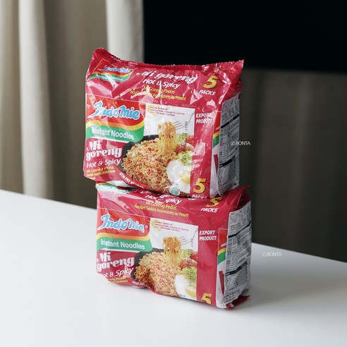 인도미 미고랭 핫 앤 스파이시 라면 80g, 5개