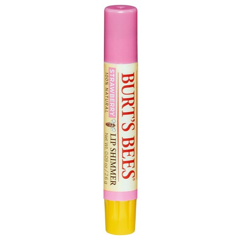 버츠비 내추럴 립 쉬머, Strawberry, 1개, 2.6g