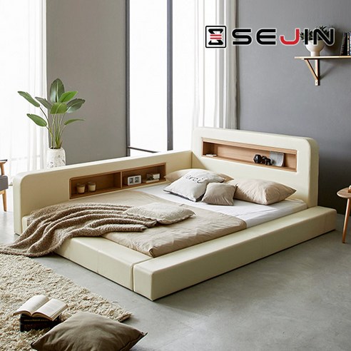 밤에도 안심, 아늑한 숙면을 위한 선택: 세진 디에로 LED 저상형 침대