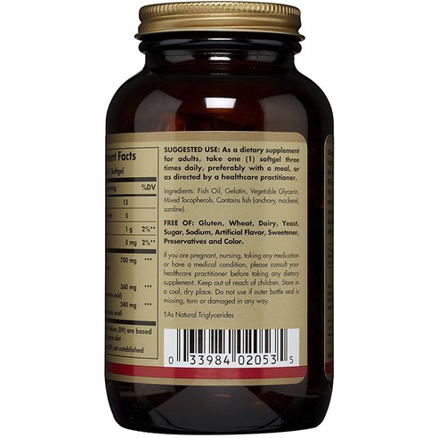 솔가 더블 스트랭스 오메가-3 700mg 소프트젤