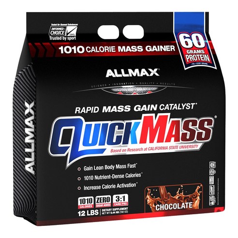 Allmax 퀵매스 래피드 매스 게인 카탈리스트, 1개, 5.44kg