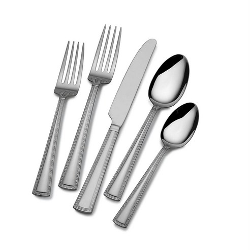 인터네셔널 양식커트러리 5종 세트 4개입, Mason, Dinner Fork + Salad Fork + Dinner Knife + Dinner Spoon + Teaspoon