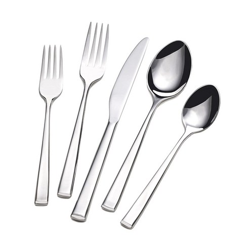 타올 양식커트러리 5종 세트 4개입, Forged Satin Dream, Dinner Fork + Salad Fork + Dinner Knife + Dinner Spoon + Teaspoon