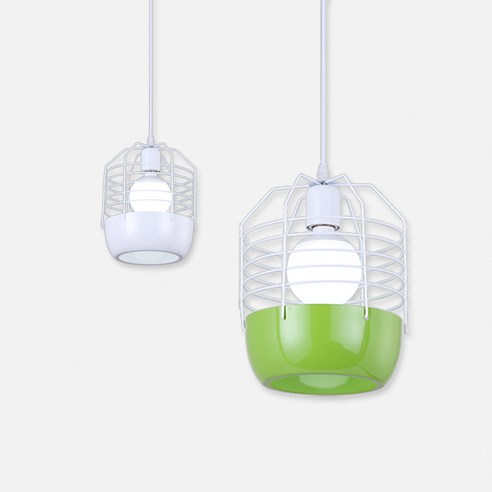 굿모닝 1등 펜던트 조명, 화이트