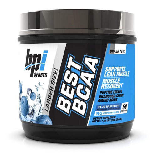 비피아이스포츠 베스트 BCAA, 블루 라즈베리(Blue Raspberry), 600g