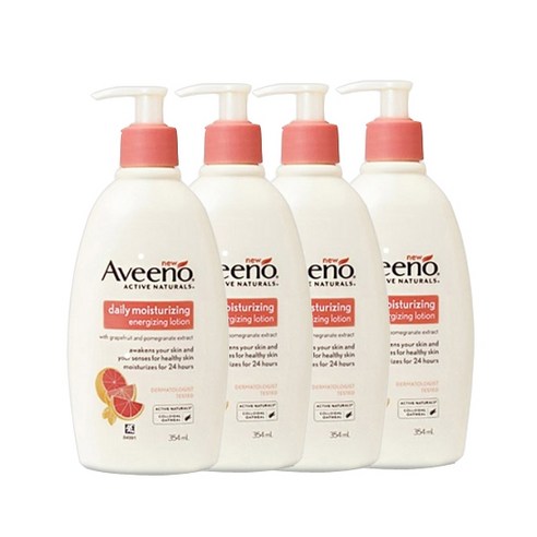 아비노 데일리 모이스처라이징 자몽향 에너자이징 로션 354ml 4개 세트