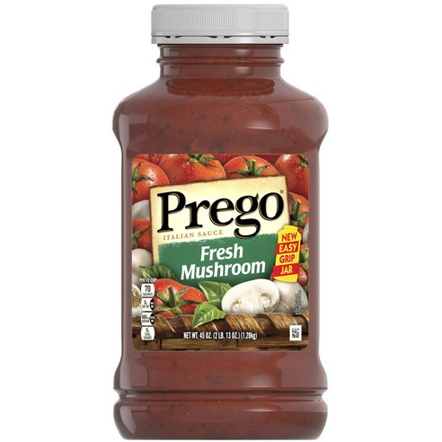 프레고 이탈리안 소스 프레시 머쉬룸, 1개, 1.28kg