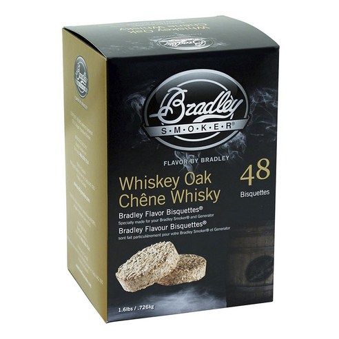 브래들리스모커 비스켓, 48개입, Whiskey Oak