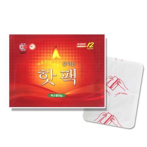 해피데이 (파스) 핫팩 50g (30개), 30개