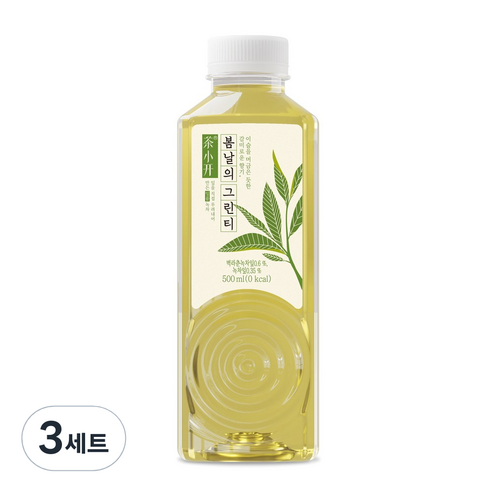 봄날의 그린티, 3세트, 6개입, 500ml