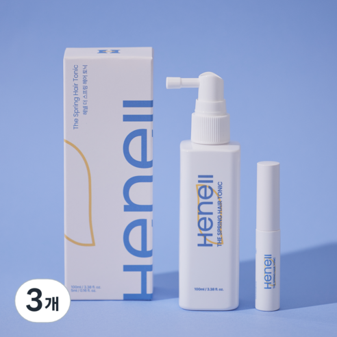 헤넬 더 스프링 헤어 토닉, 3개, 105ml