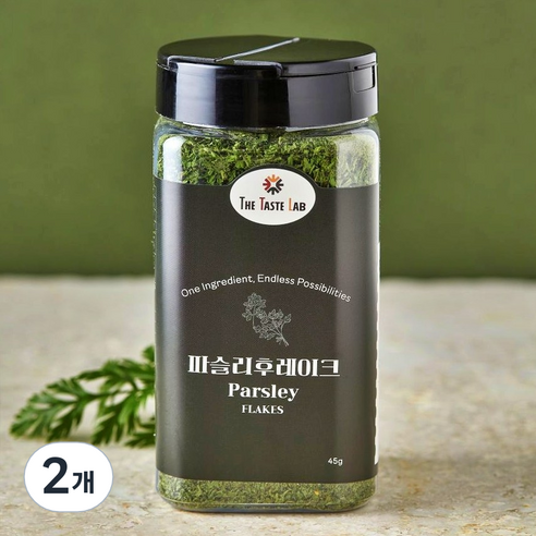 더테이스트랩 파슬리 후레이크 허브향신료, 45g, 2개