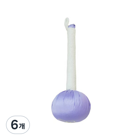 두들이 쿠션 안마봉 두드림 전신 마사지봉 천연 쑥향 핸드메이드 스틱, 자주색, 6개
