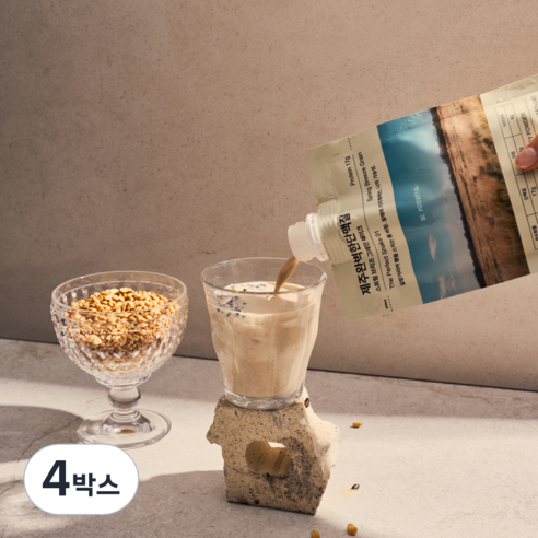 제주 완벽한 단맥질 식사대용 단백질 쉐이크 스프링 브리즈 그레인 쉐이크, 315g, 4박스