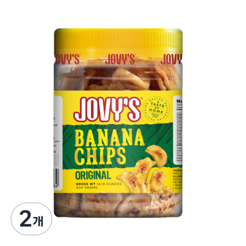조비스 바나나칩, 320g, 2개