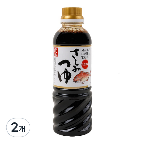 마루에 규슈 단맛 사시미 간장 회간장, 2개, 420ml