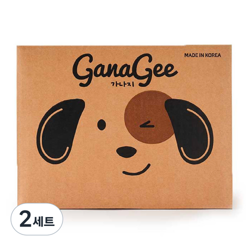 가나지 국산 패션 강아지기저귀 남아용 매너벨트, 중형, 2세트, 60개입