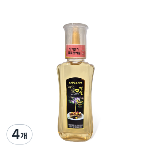 지이앤지 자연애 사양벌꿀, 500g, 4개