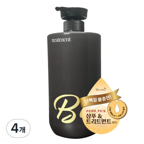 라온바오밥 1+1 약산성 미용실 단백질샴푸, 4개, 930ml