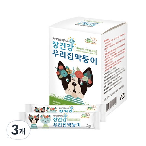 3일간의 기적 장건강우리집막둥이유산균, 30회분, 장건강/유산균, 3개