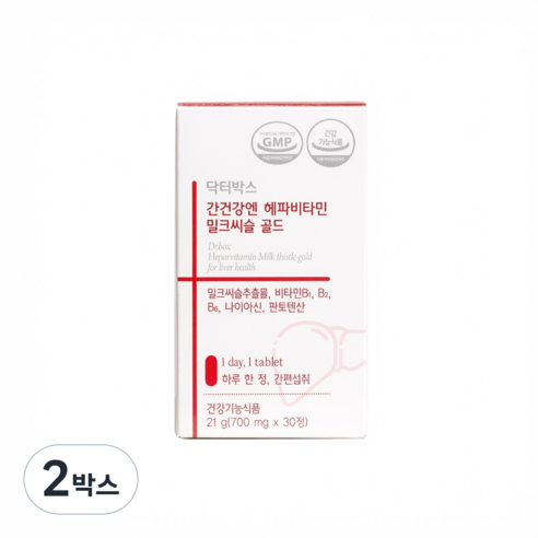 닥터박스 간건강엔 헤파비타민 밀크씨슬 골드 (내과 전문의 성분 배합)