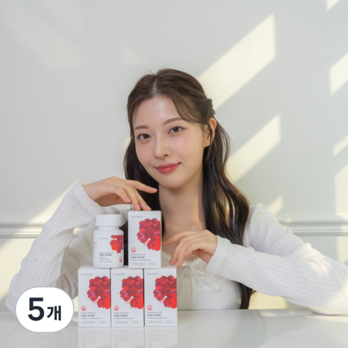 뉴벨라 석류엘라 붉은 생기를 담은 하루 식약청 HACCP 인증, 5개, 60정