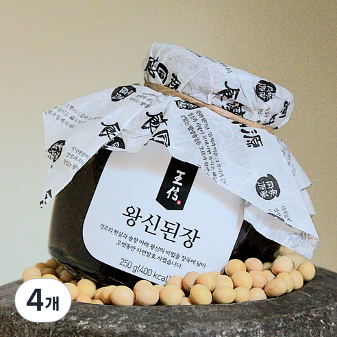왕신된장, 4개, 250g